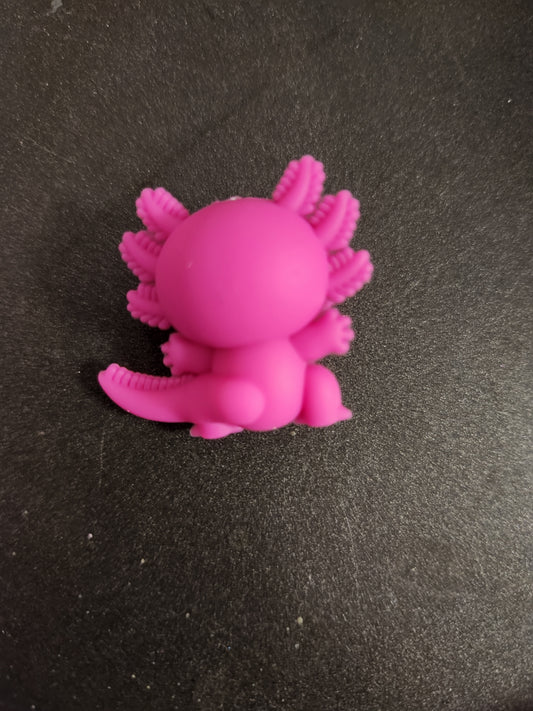 3D Silicone Focal- Axolotl (Pink)