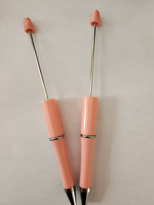 Beadable Pen Blanks- Peach
