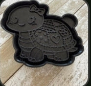 Custom Freshie- Patch Work Turtle