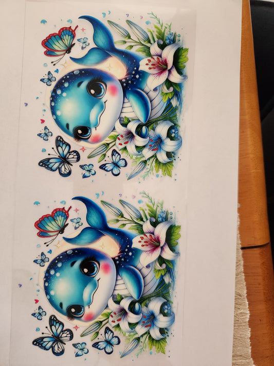 Cup Wrap- Cutie Whale