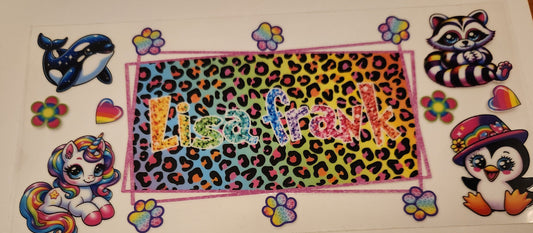 UVDTF Wrap 16oz- Lisa Frank