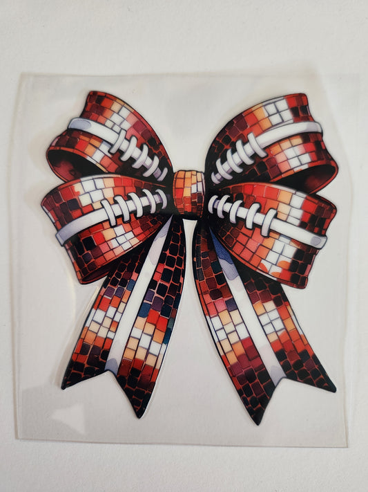 Cup Wrap- Football Bow