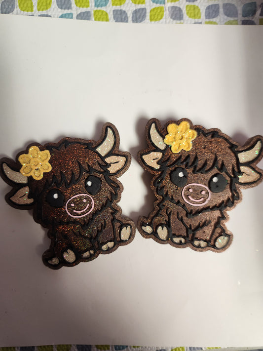 RTS Freshie-Flower Cow Vent Clips