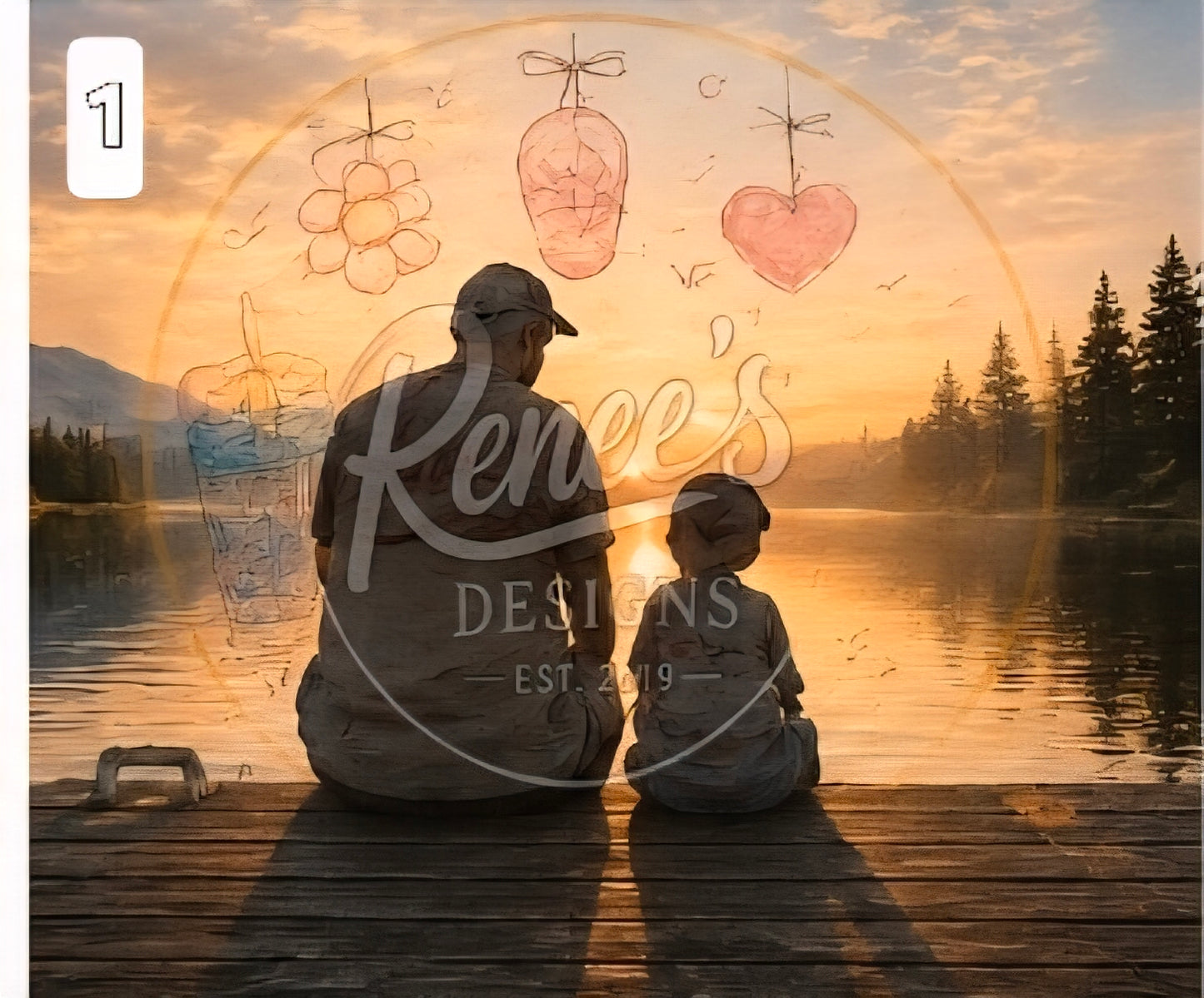 Custom Digital Fathers Day Print. Choose from above or Message me Your Request