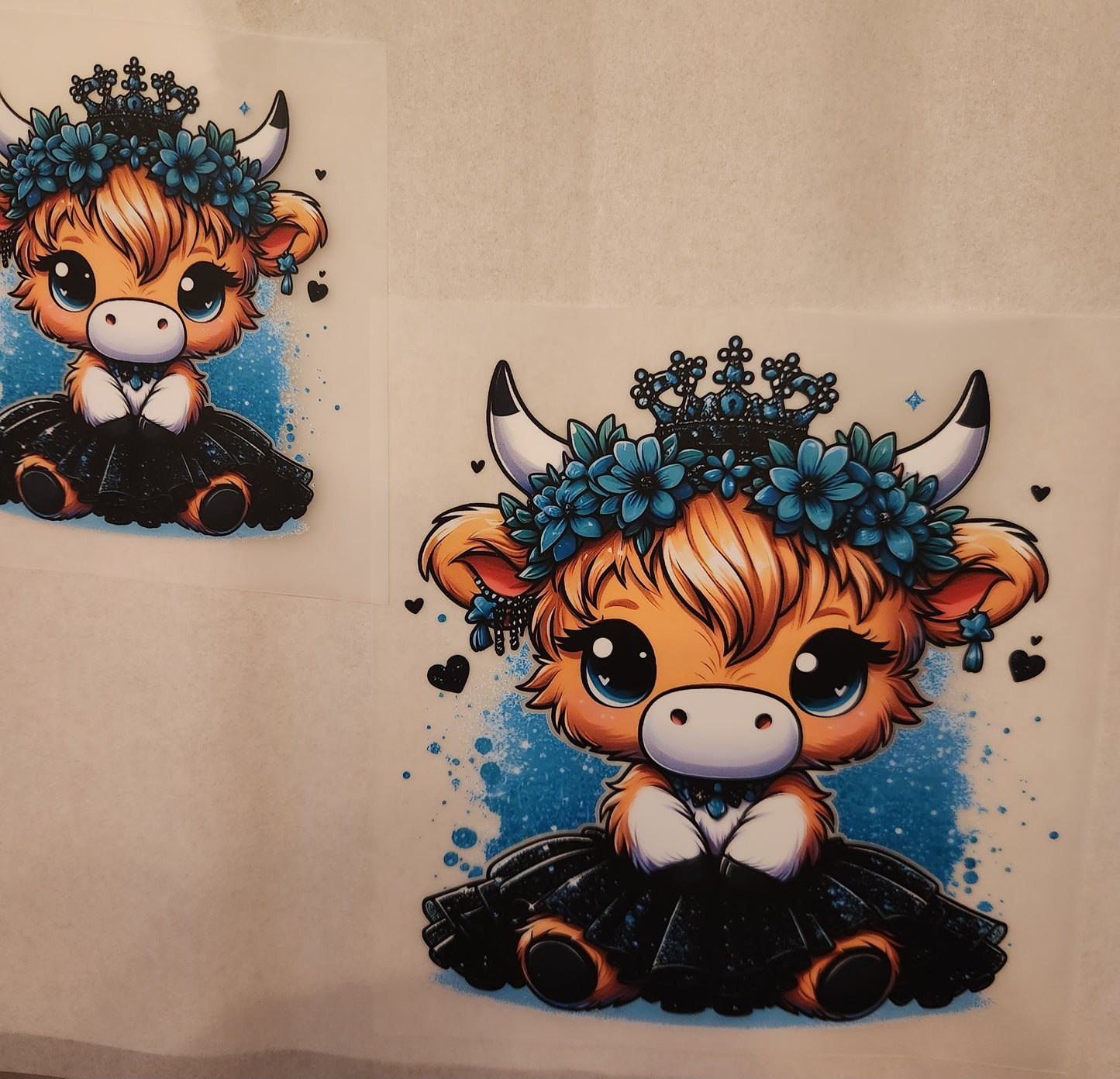 Child Size & Pocket Heat Transfer- Cow