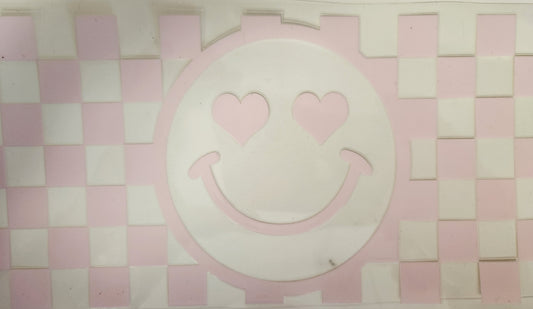 UVDTF 16oz- Checkered Smile