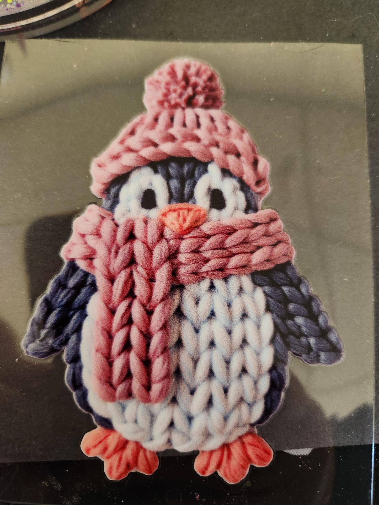 UVDTF Decal Wrap- Penguin