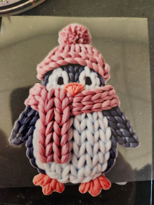 UVDTF Decal Wrap- Penguin