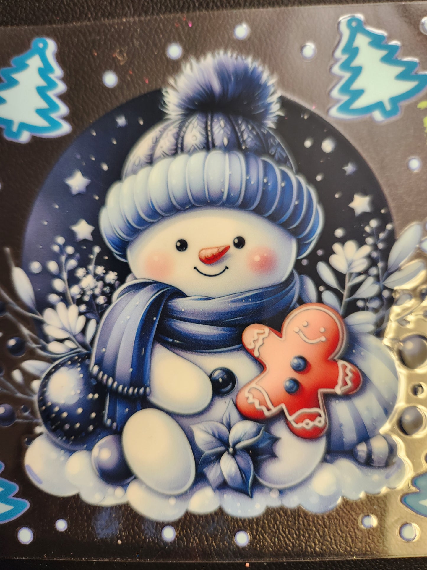 November Waffle- Snowman Solar Cup