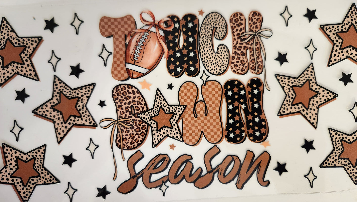 UVDTF 16oz Cup Wrap- Touchdown Season