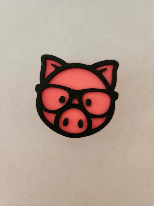 Straw Topper- 3D Printed Pig Straw Topper