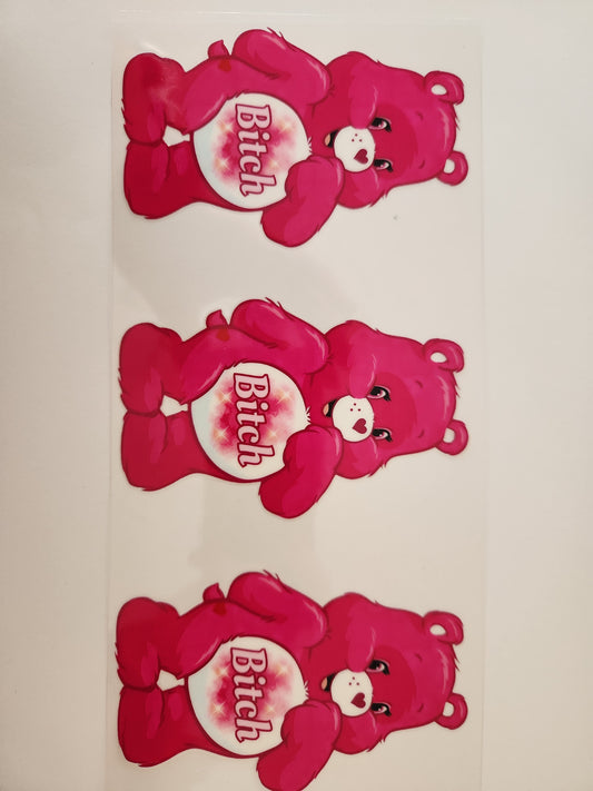 Cup Wrap- Swear Bear