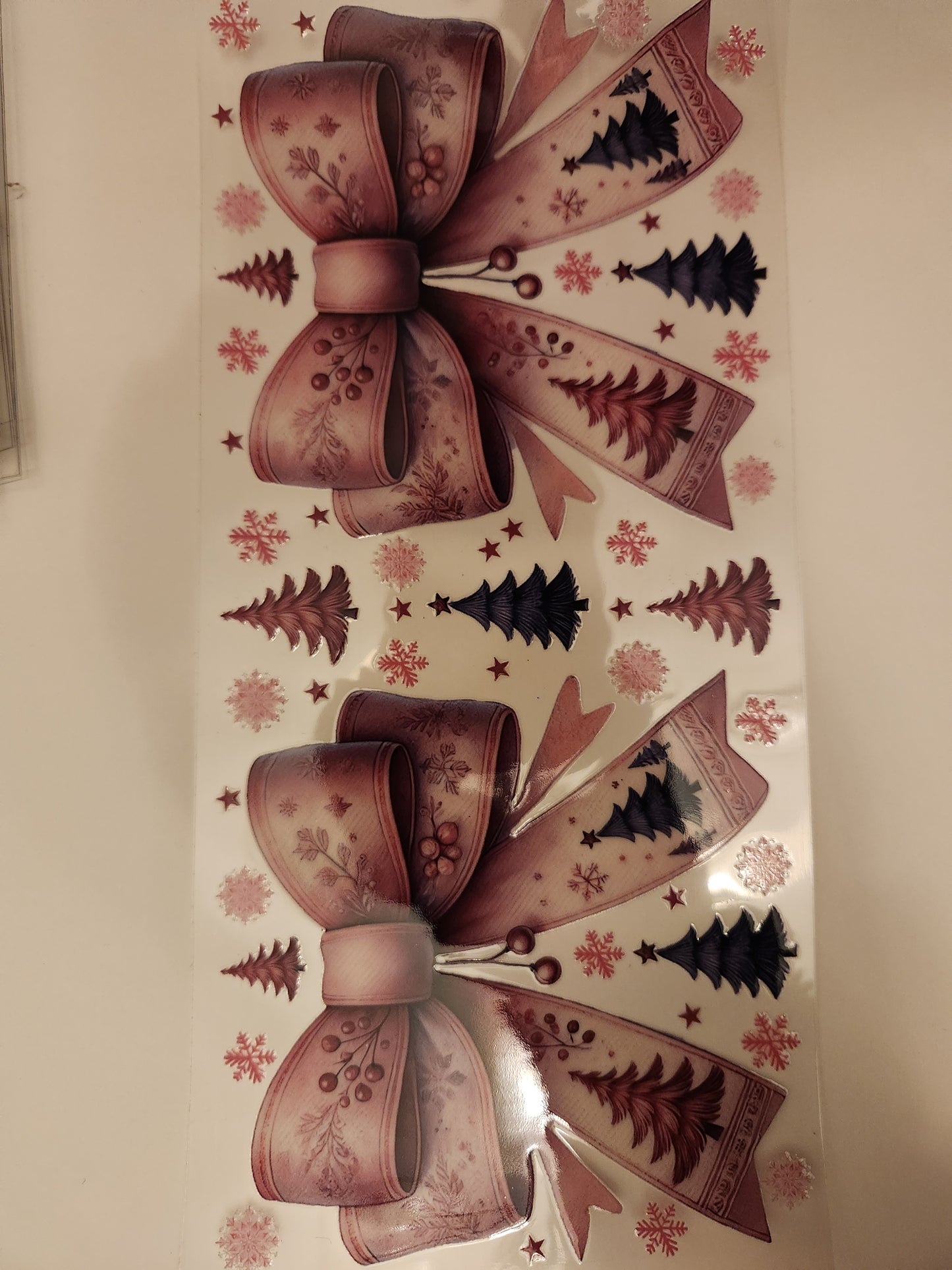 Cup Wrap- Holiday Bows