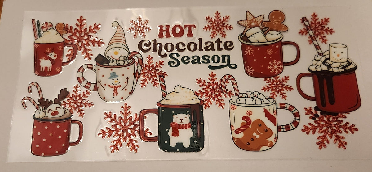 UVDTF 16oz Cup Wrap- Hot Chocolate Season