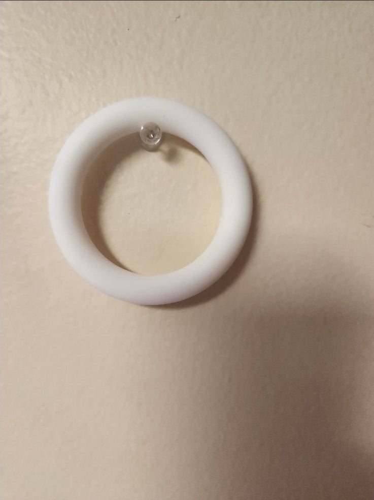 65mm Silicone Rings- White