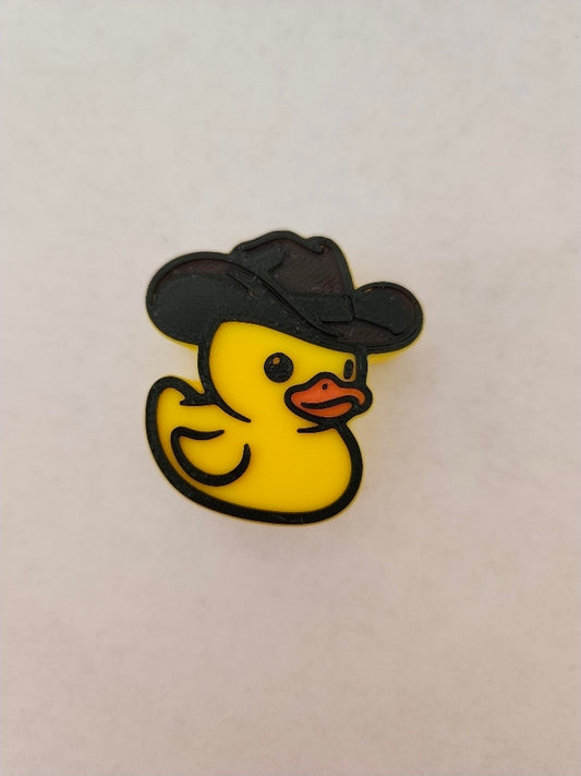 Straw Topper- 3D Printed Cowboy Duck Straw Topper