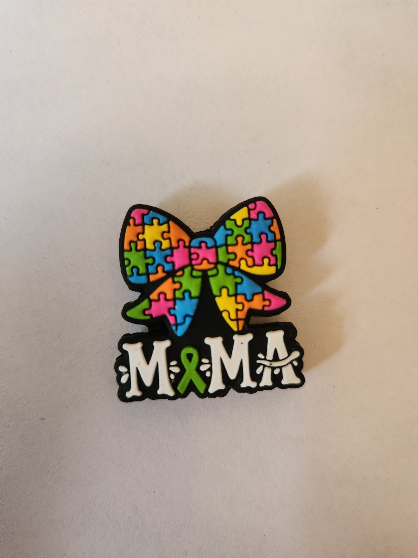 2D Silicone Focal- Autisim Awareness Mom