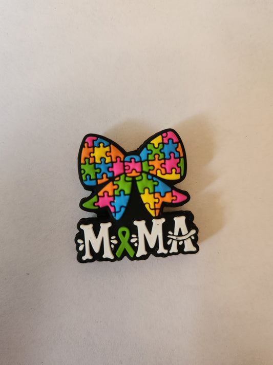 2D Silicone Focal- Autisim Awareness Mom