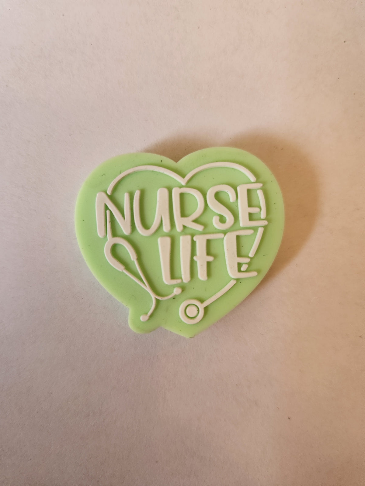 2D Silicone Focal- Nurse Life (Mint)