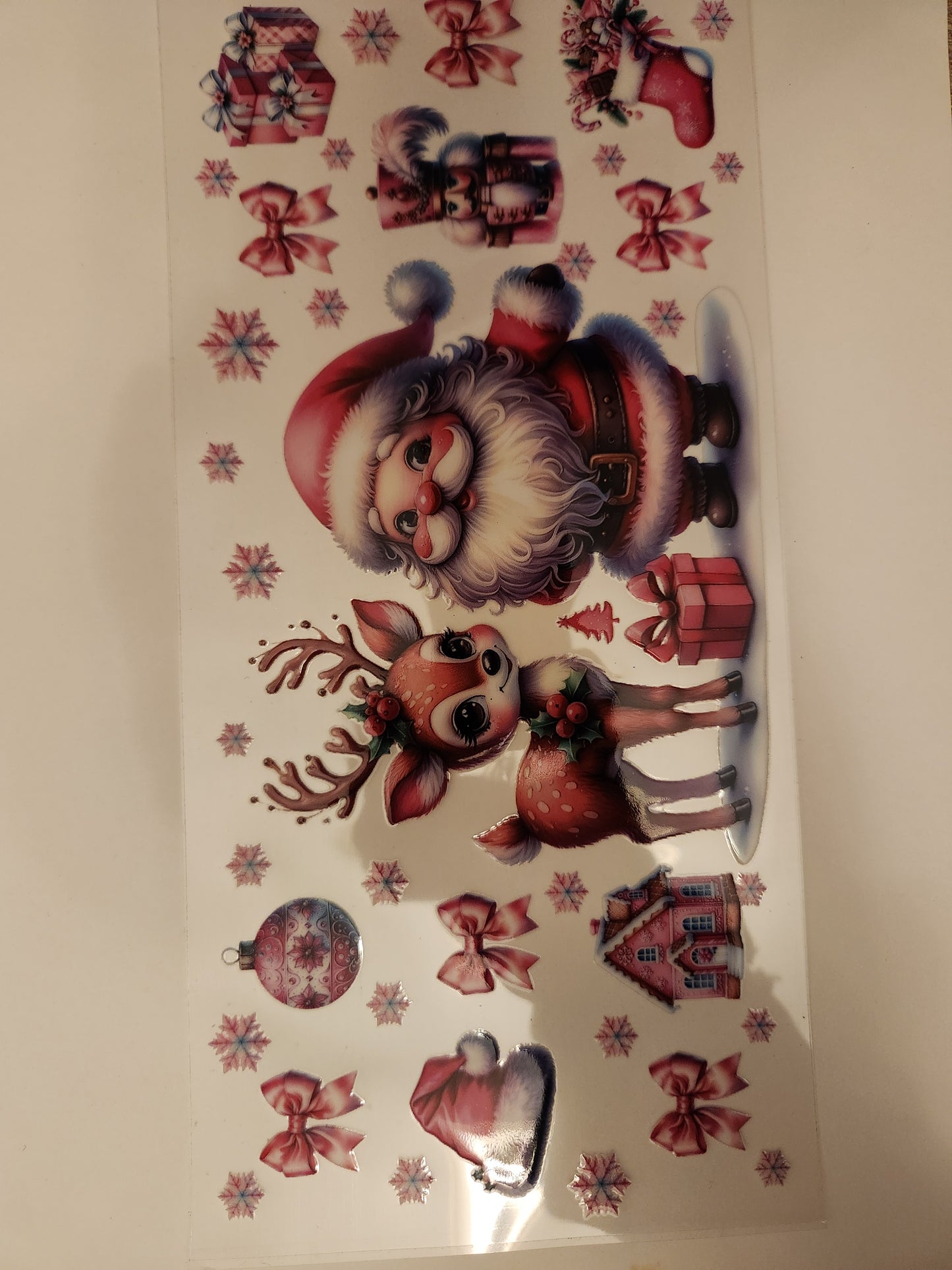 Cup Wrap- Santa & Rudolph