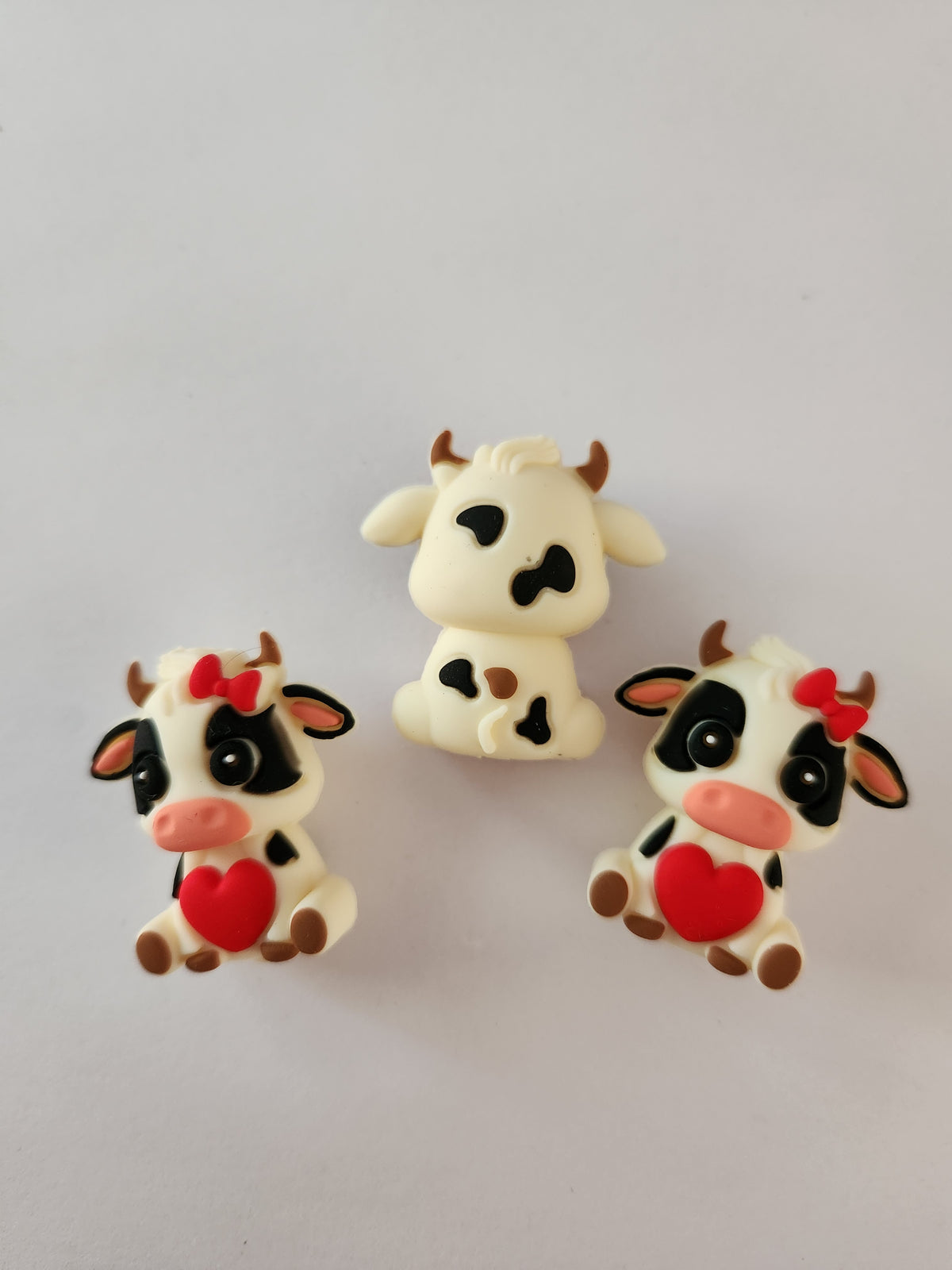 3D Silicone Focal- Heart Cow