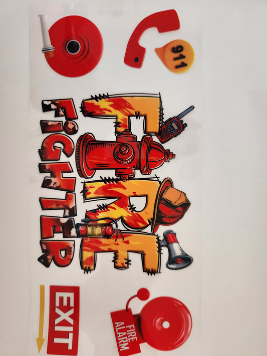 Cup Wrap- Firefighter