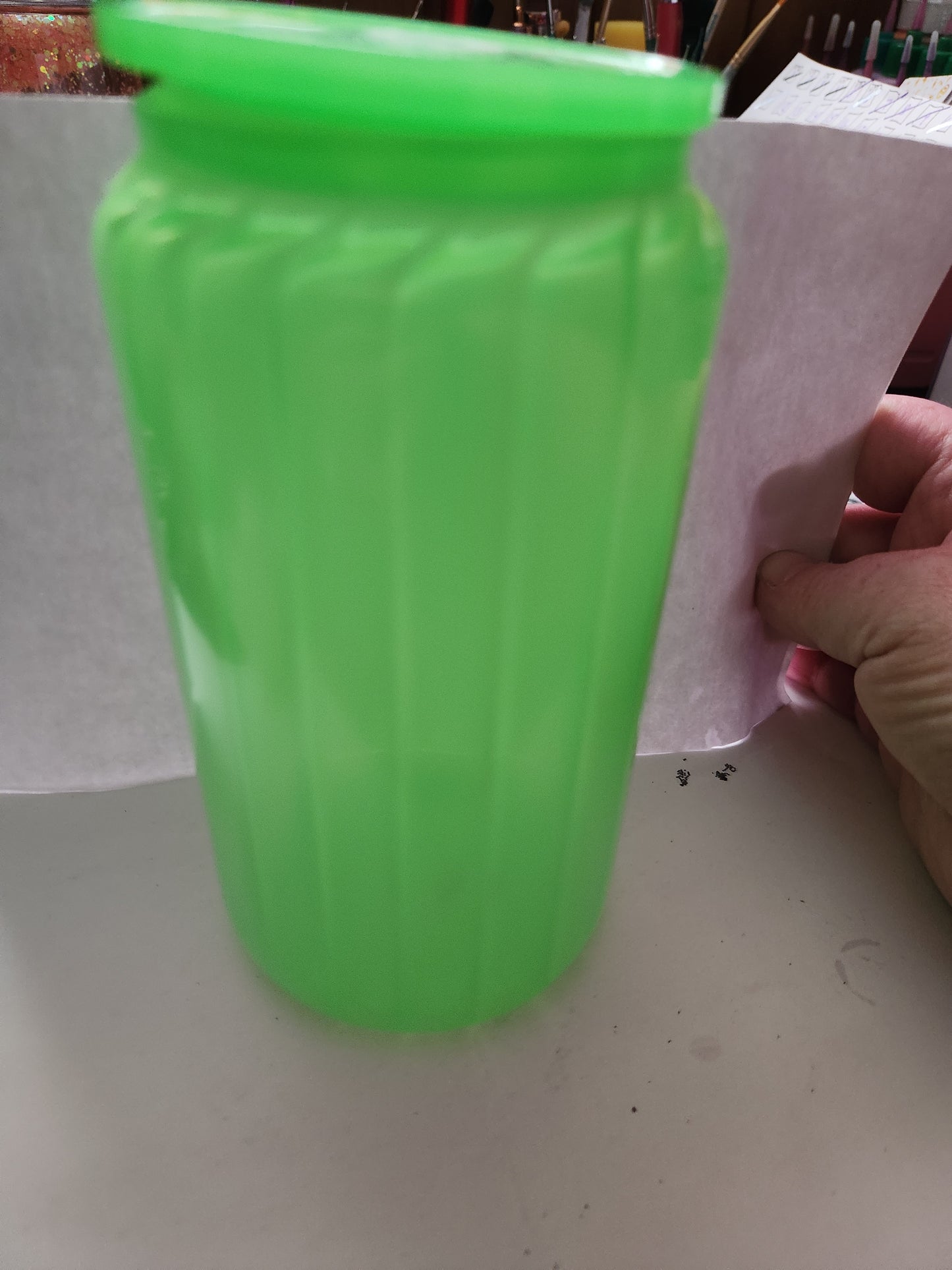 Colored Glass Cups- Low Stock**