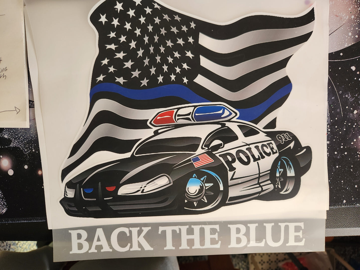 Heat Transfer- Back The Blue