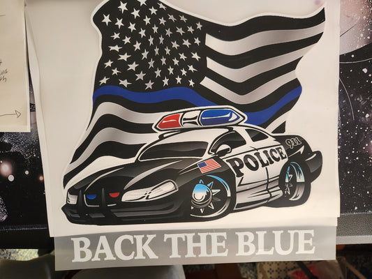 Heat Transfer- Back The Blue