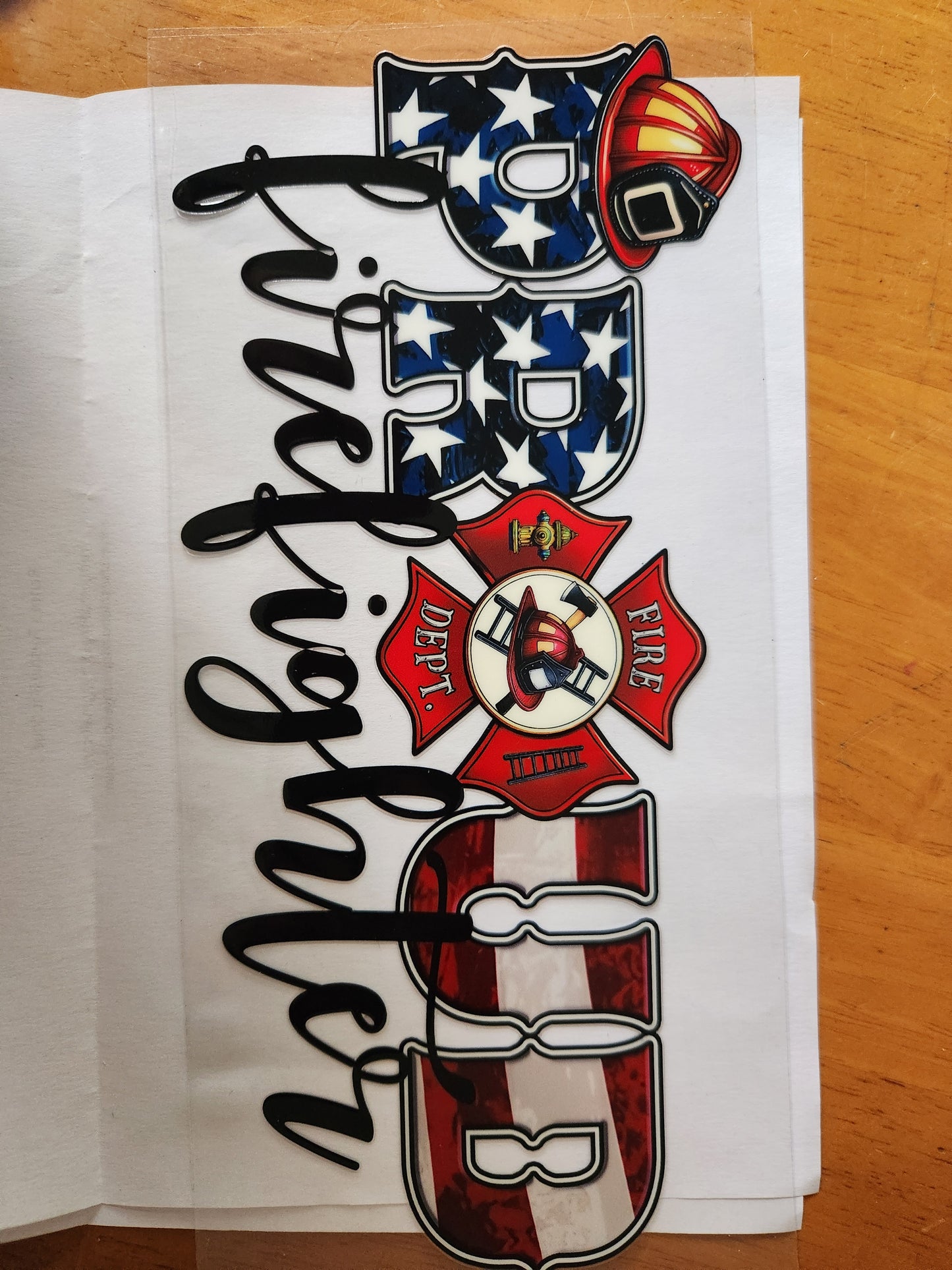 Cup Wrap- Proud Firefighter