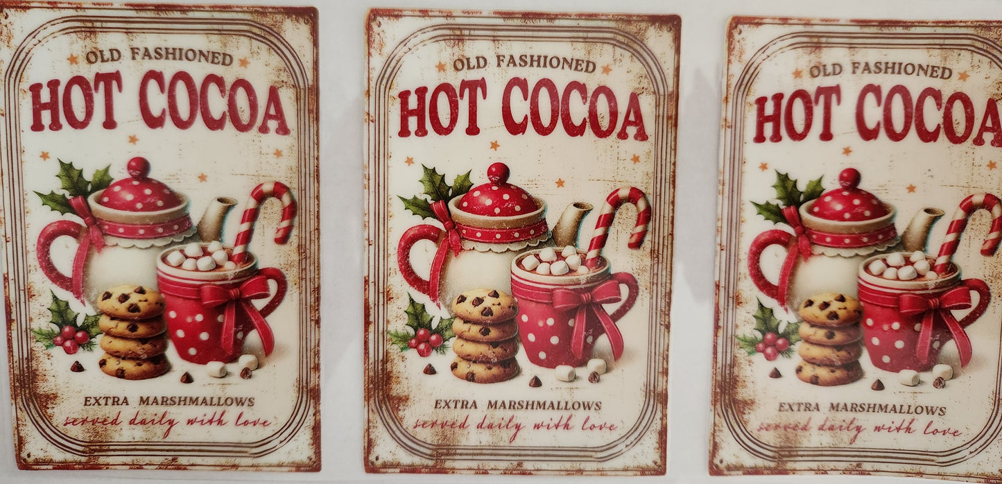 UVDTF 16oz Cup Wrap- Hot Cocoa