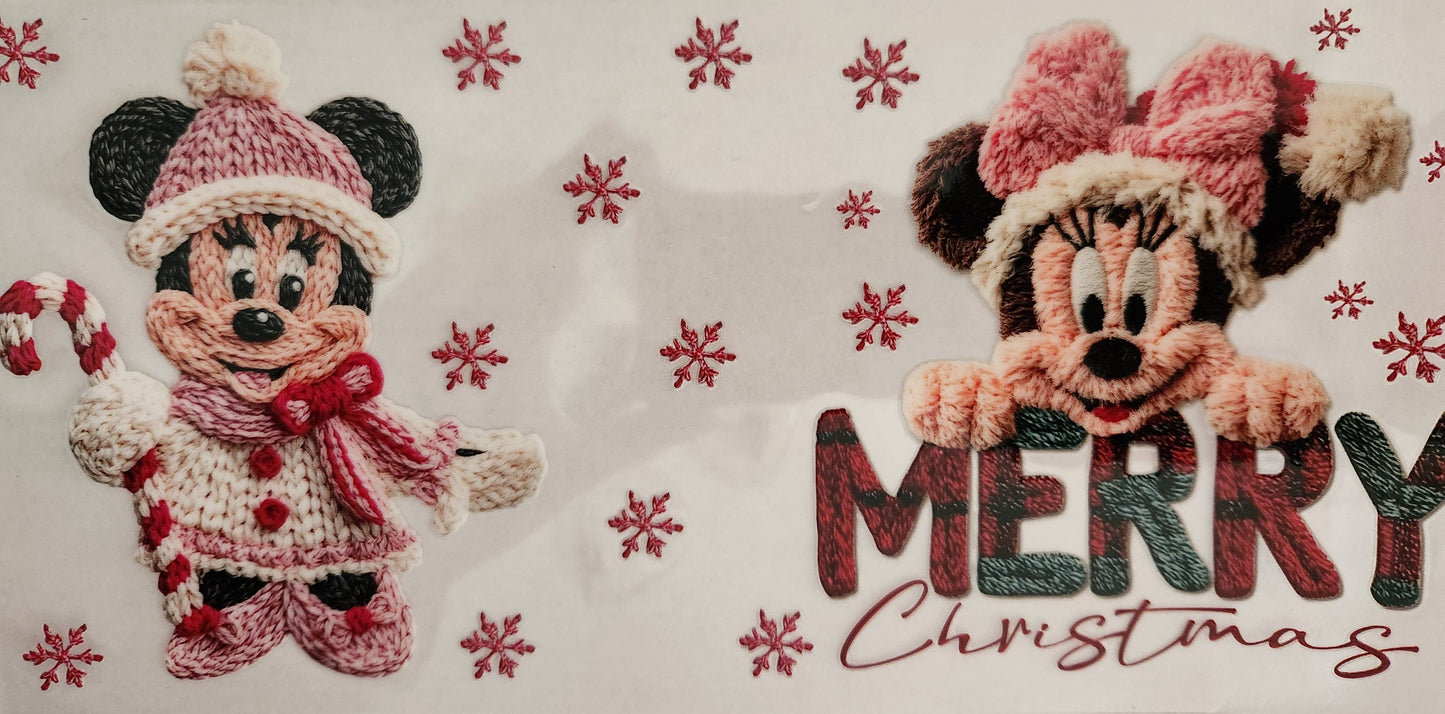 UVDTF 16oz Cup Wrap- Merry Minnie