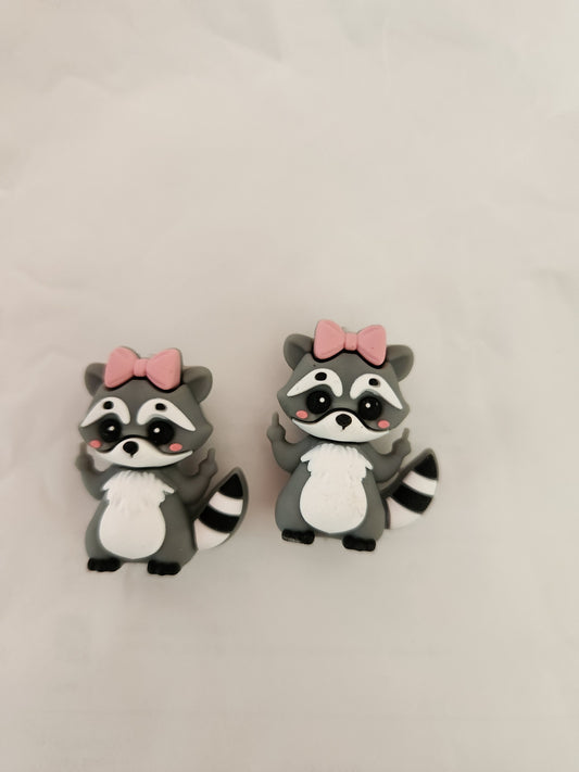 3D Silicone Focal- Spicy Raccoon