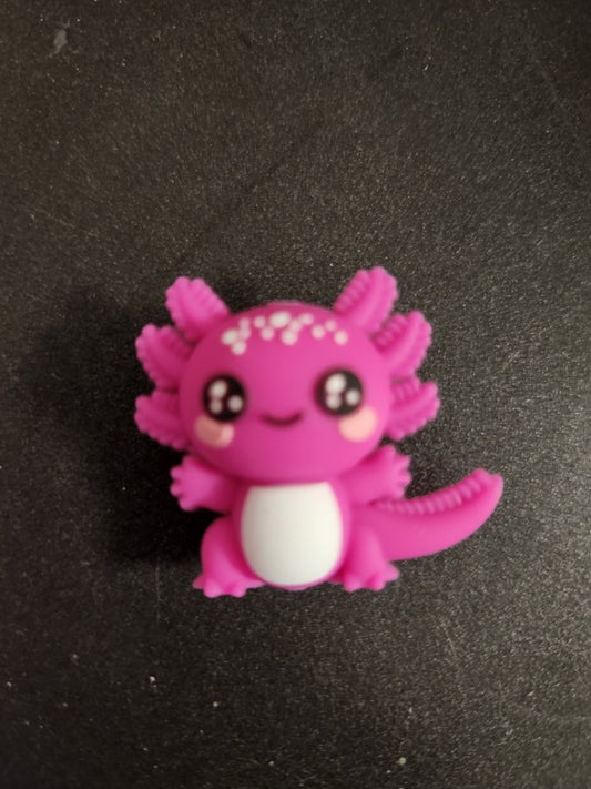 3D Silicone Focal- Axolotl (Pink)