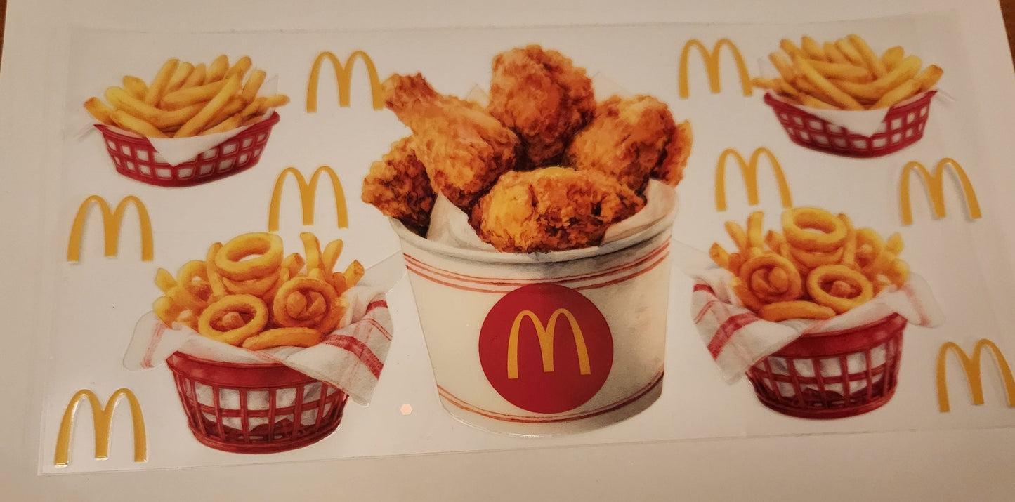 UVDTF Wrap 16oz- McD's