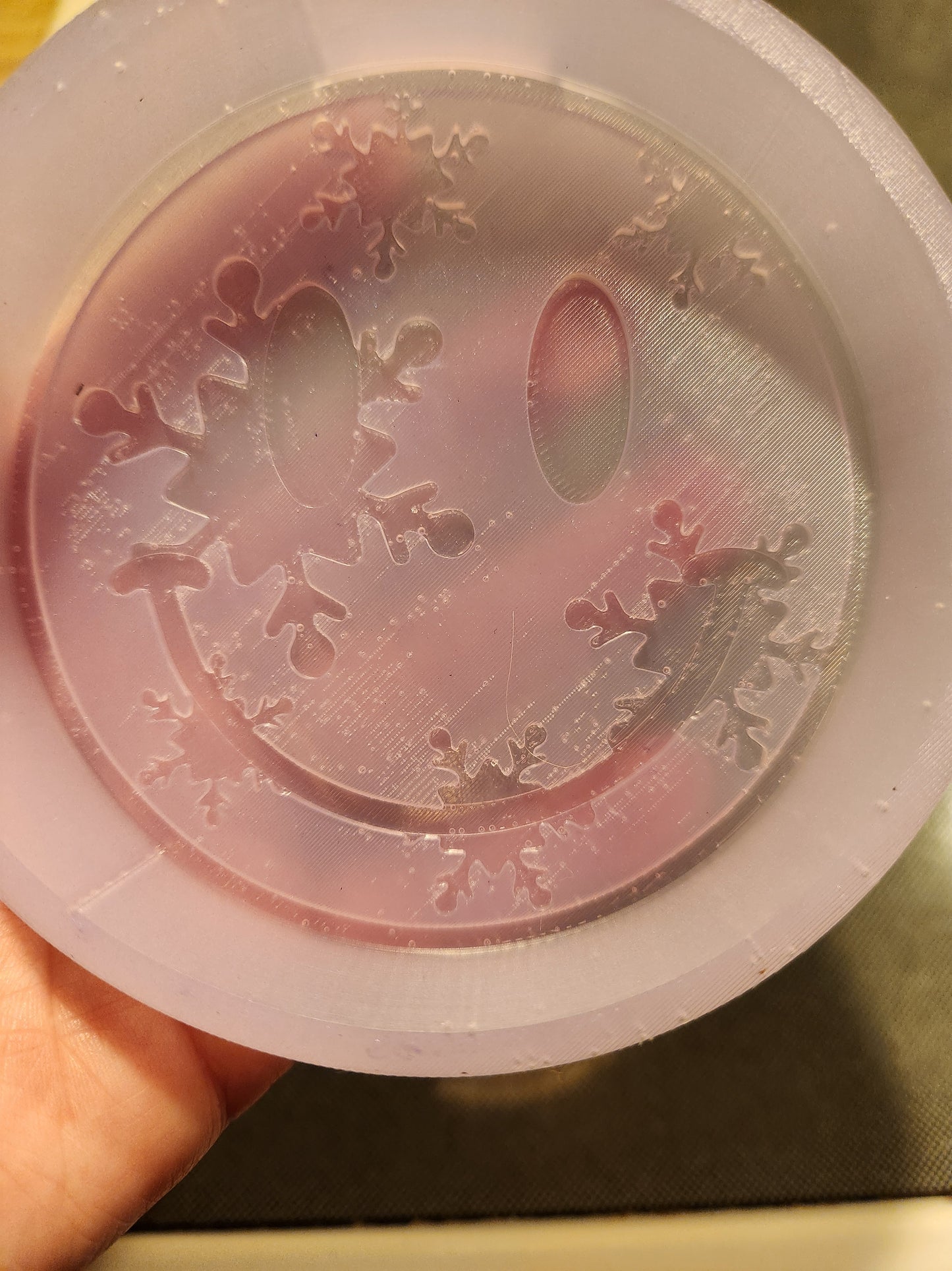 Custom Freshie- Snowflake Smiley