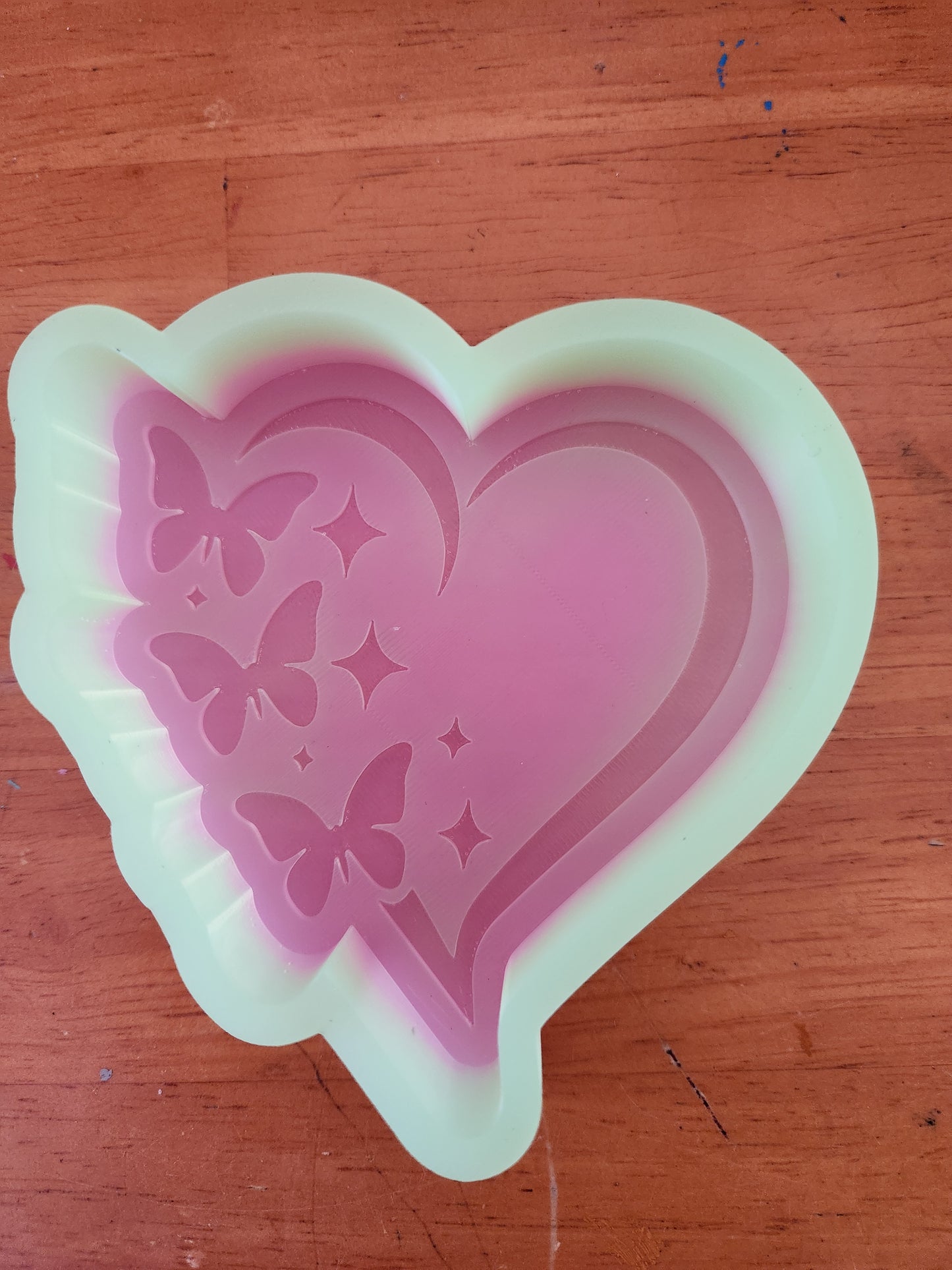 Custom Freshie- Butterfly Heart