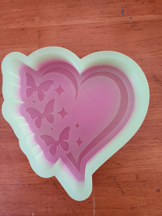 Custom Freshie- Butterfly Heart