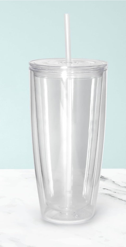 24oz Round Snowglobe Cup- Custom