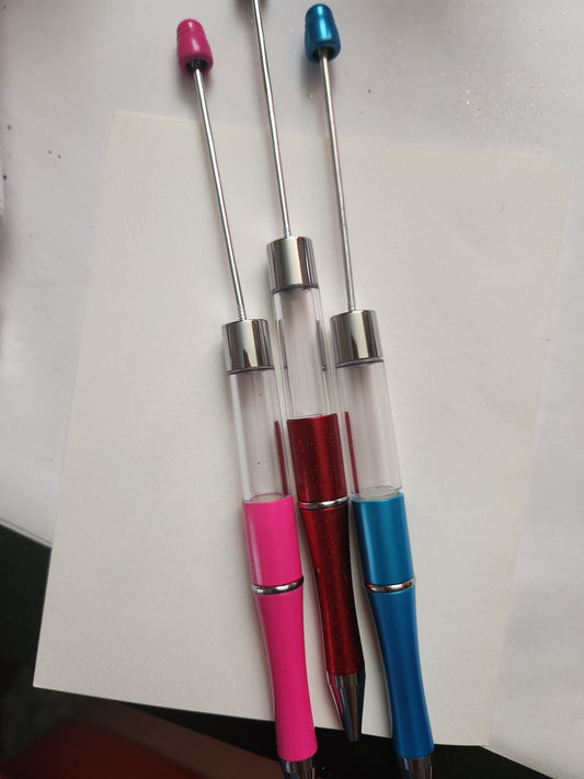 Beadable Snowglobe Pens