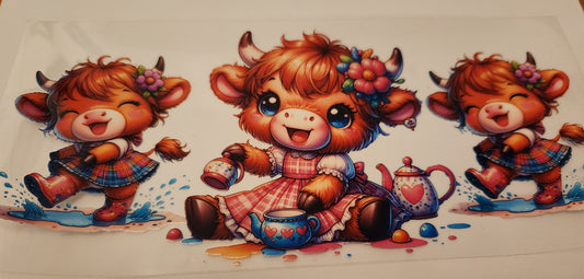 UVDTF Decal- Cows