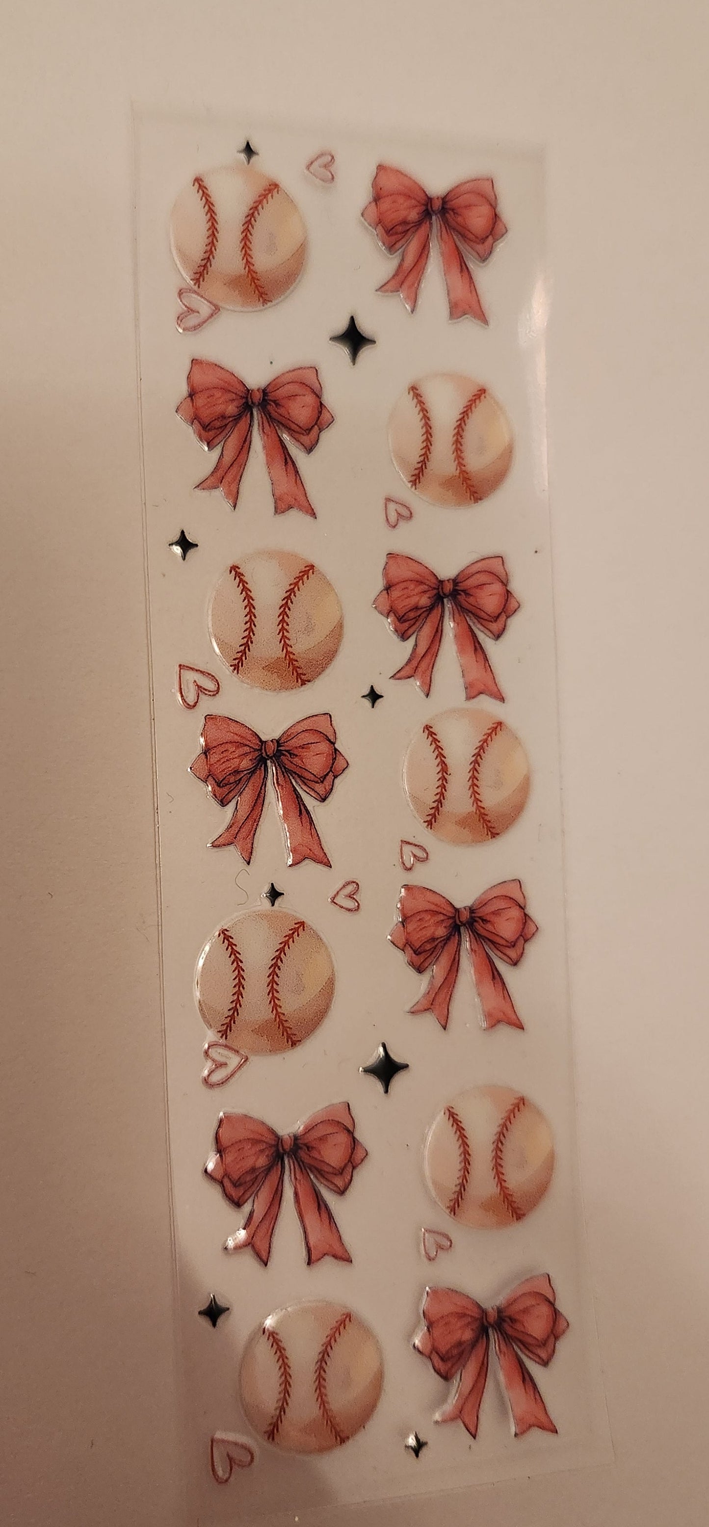 UVDTF Pen Wrap- Baseball (single)