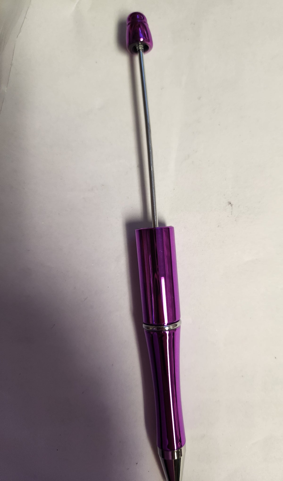 Beadable Pen Blanks- Chrome Purple
