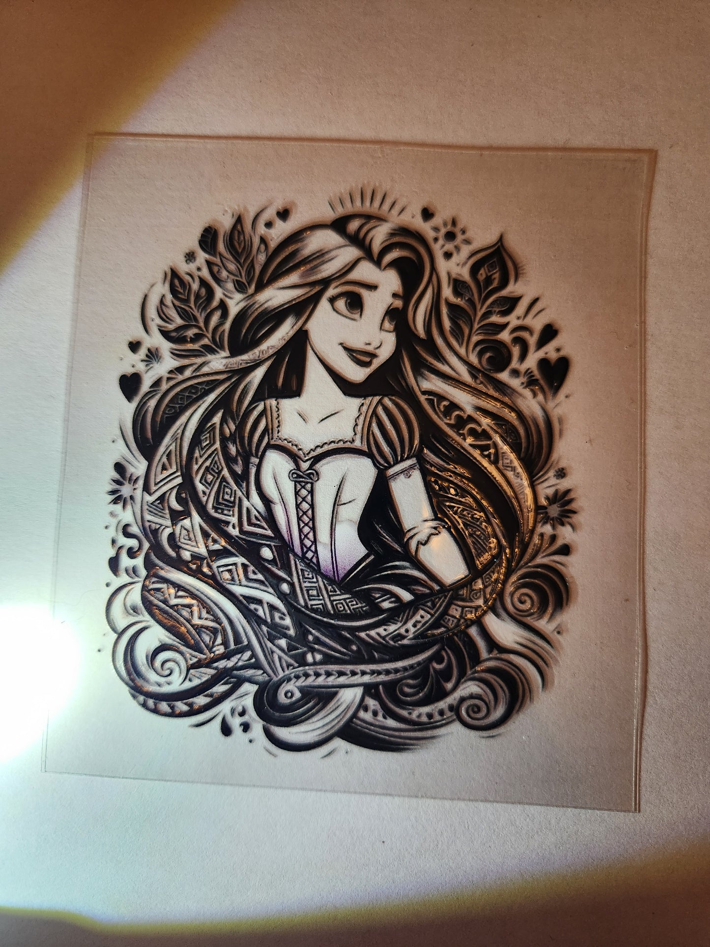 UVDTF Decal- Rapunzel