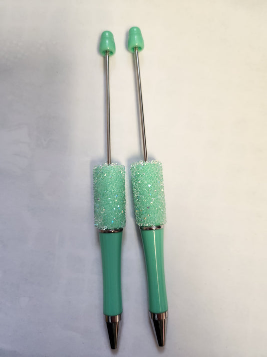 Beadable Fancy Sugar Pen Blanks- Mint