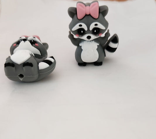3D Silicone Focal- Spicy Raccoon
