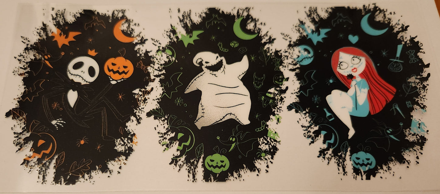UVDTF Wrap- 16oz Jack & Sally