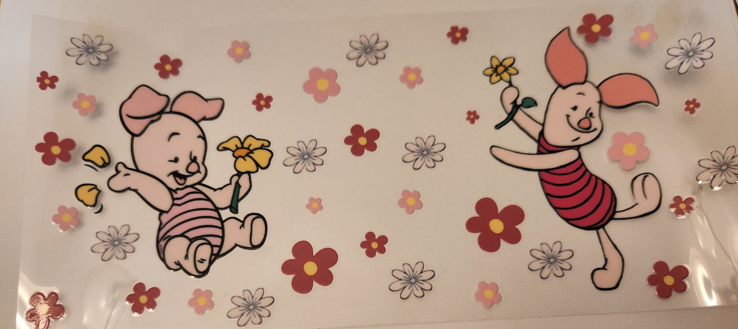 UVDTF Decal- Piglet Pink Pig
