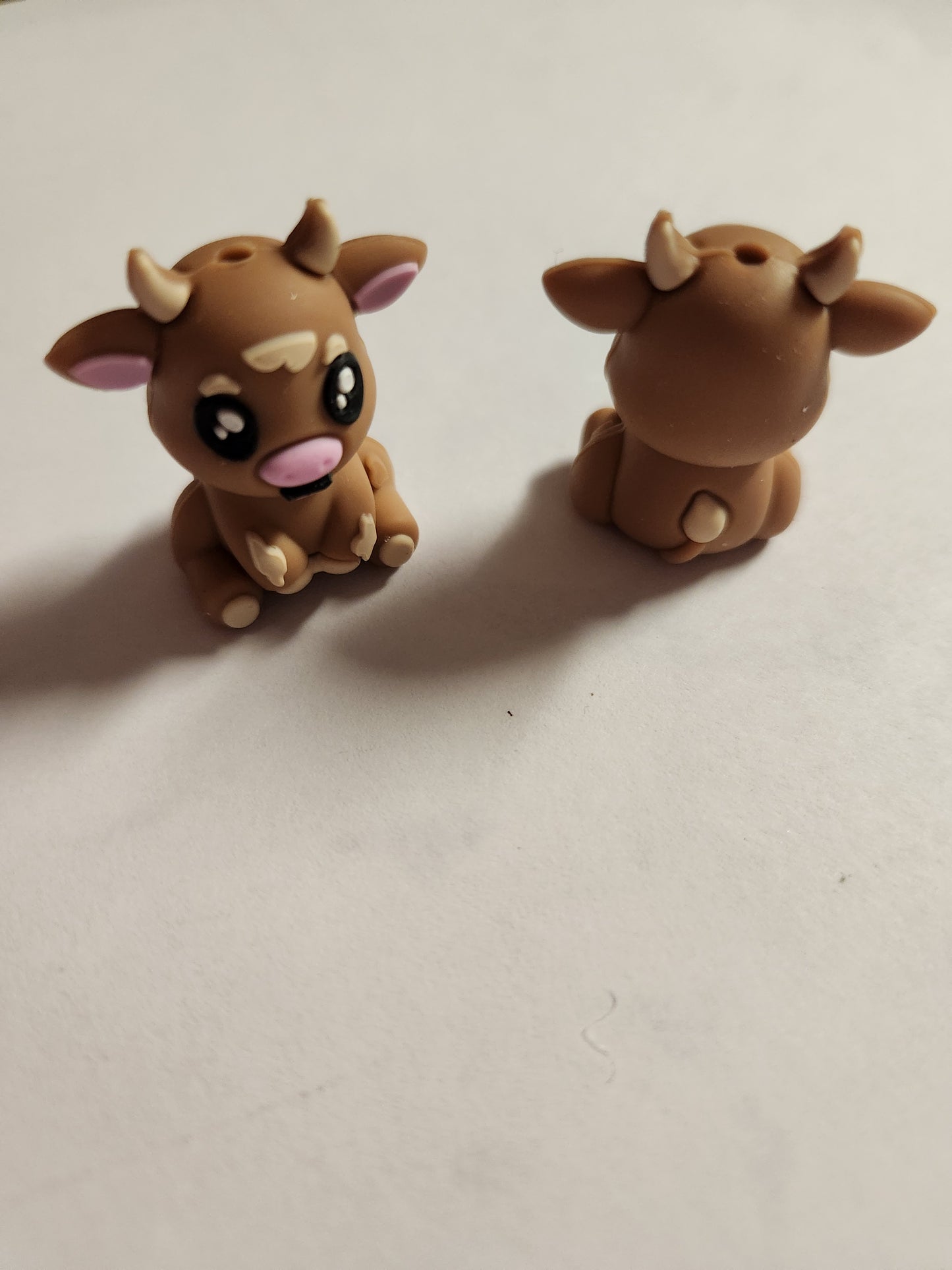3D Silicone Focal- Brown Cow