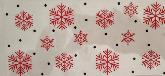UVDTF 16oz Cup Wrap- Snowflakes